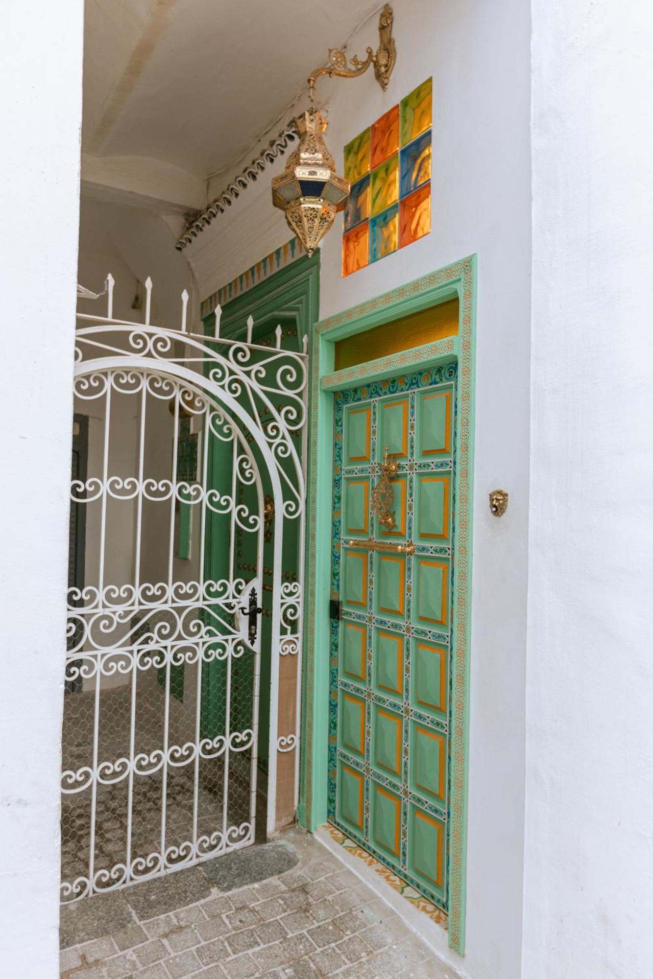 Colorful Traditional Riad W/Views Of Spain Tanger Exterior foto
